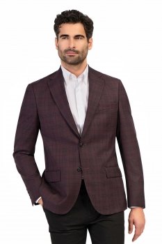 Burgundy blazer