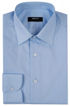 Camasa slim bleu uni