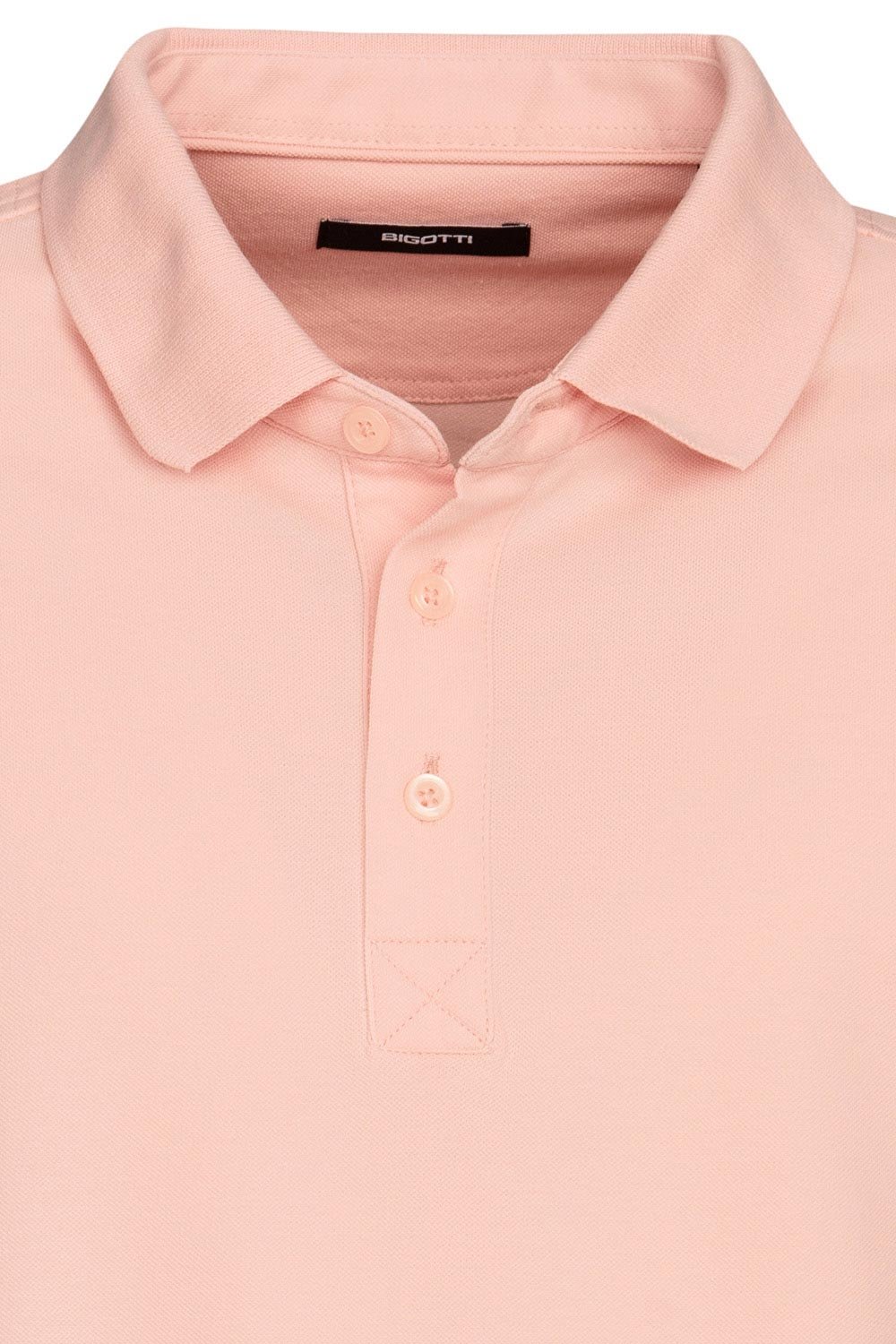 Tricou polo slim roz uni 1