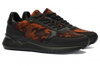 Orange piele mata, neopren shoes