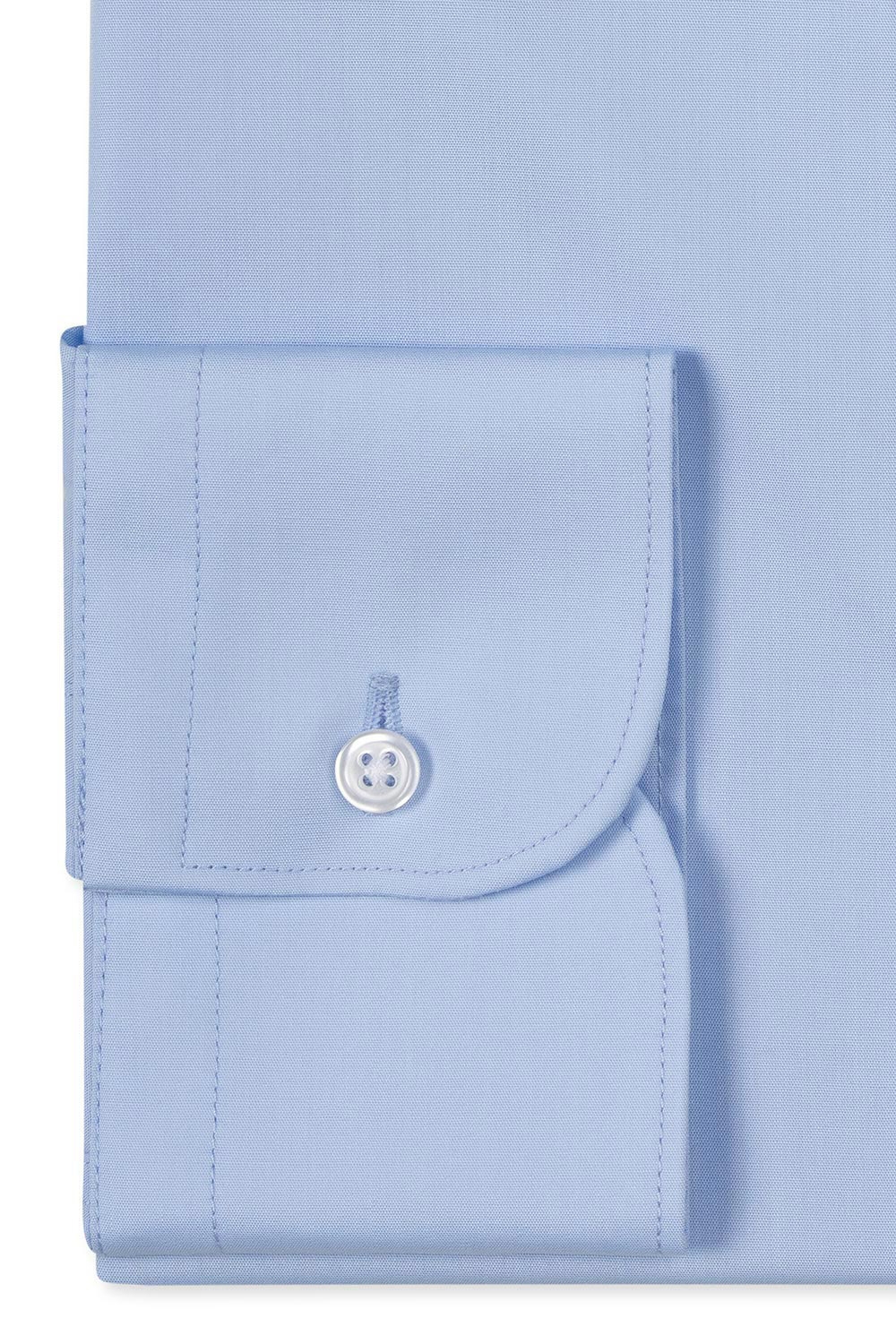 Camasa slim bleu uni 2