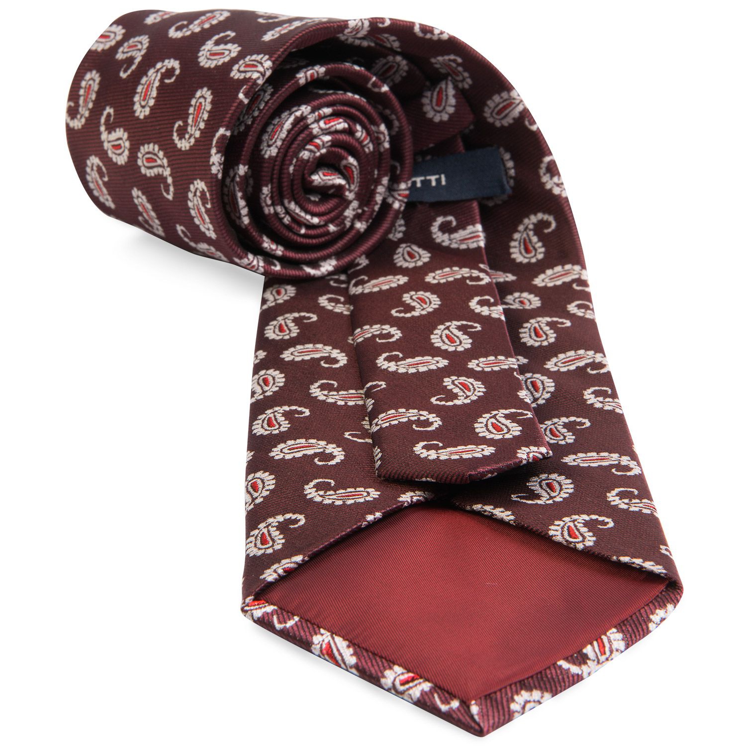 Cravata mov print paisley 3