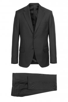 Costum slim negru uni