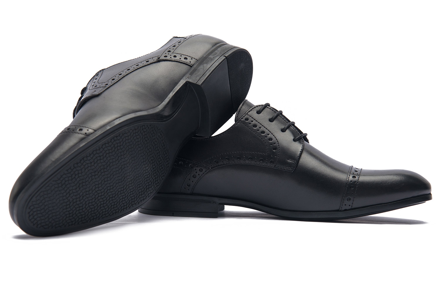 Black Genuine leather Shoes 1