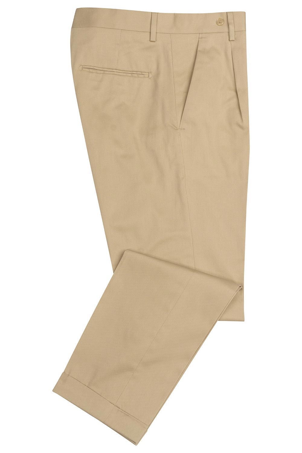 Pantaloni slim bej uni 1