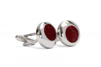 Silver cufflinks