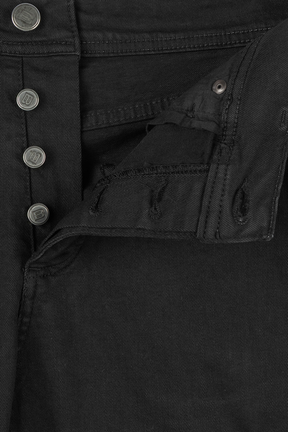 Pantaloni slim negri uni 2