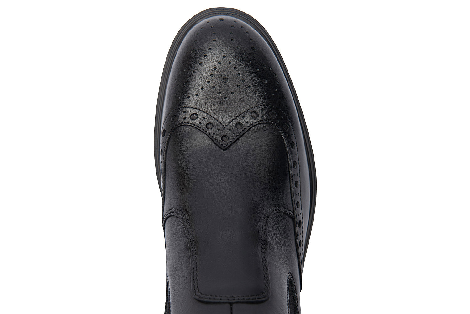 Ghete negre piele naturala 3