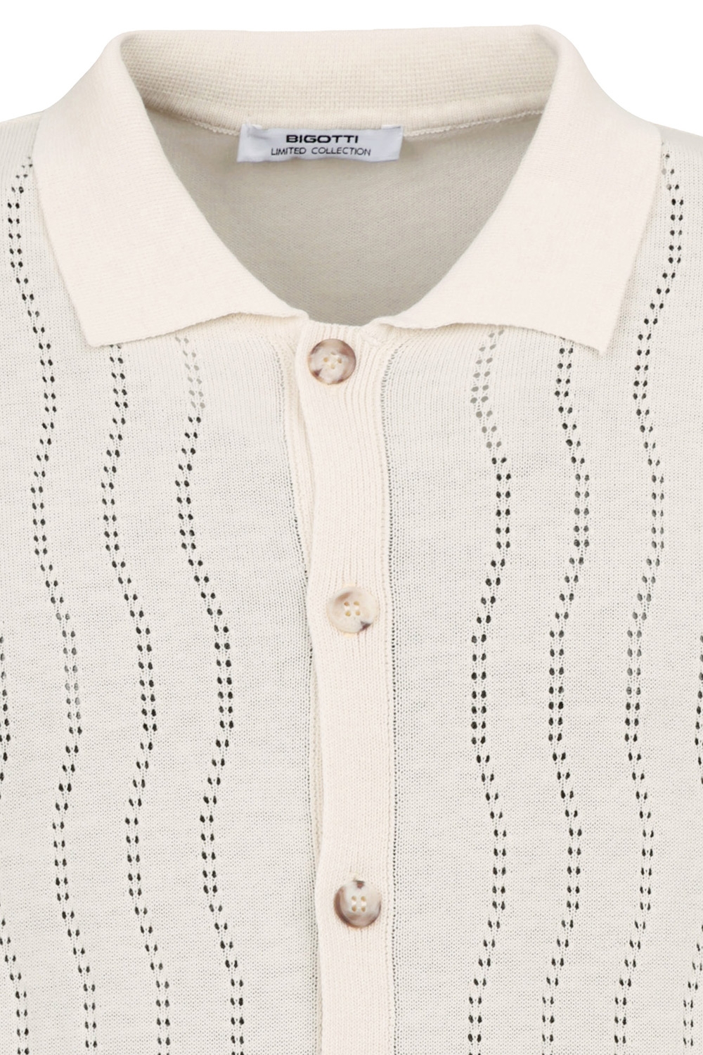 Tricou polo slim alb uni 1