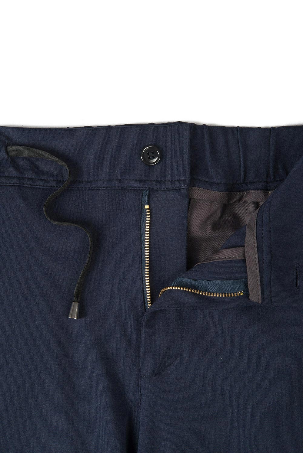 Pantaloni slim bleumarin uni 1