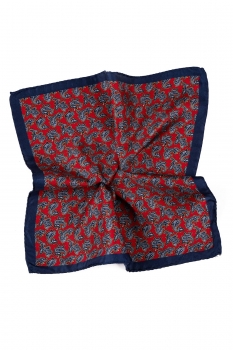 Purple pocket square