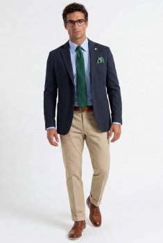 Pantaloni slim bej uni