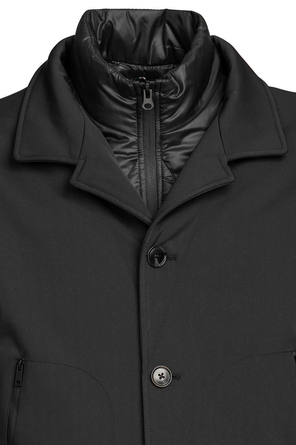 Black plain jacket 1