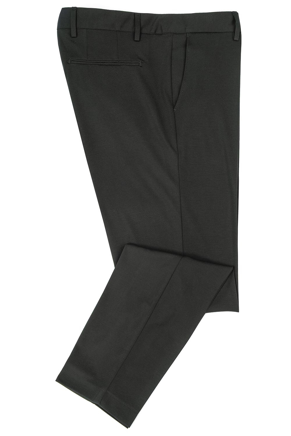 Pantaloni slim negri uni 0
