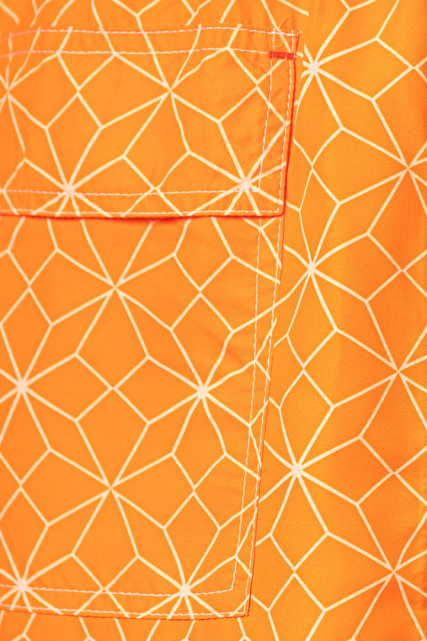 Short slim oranj print  1
