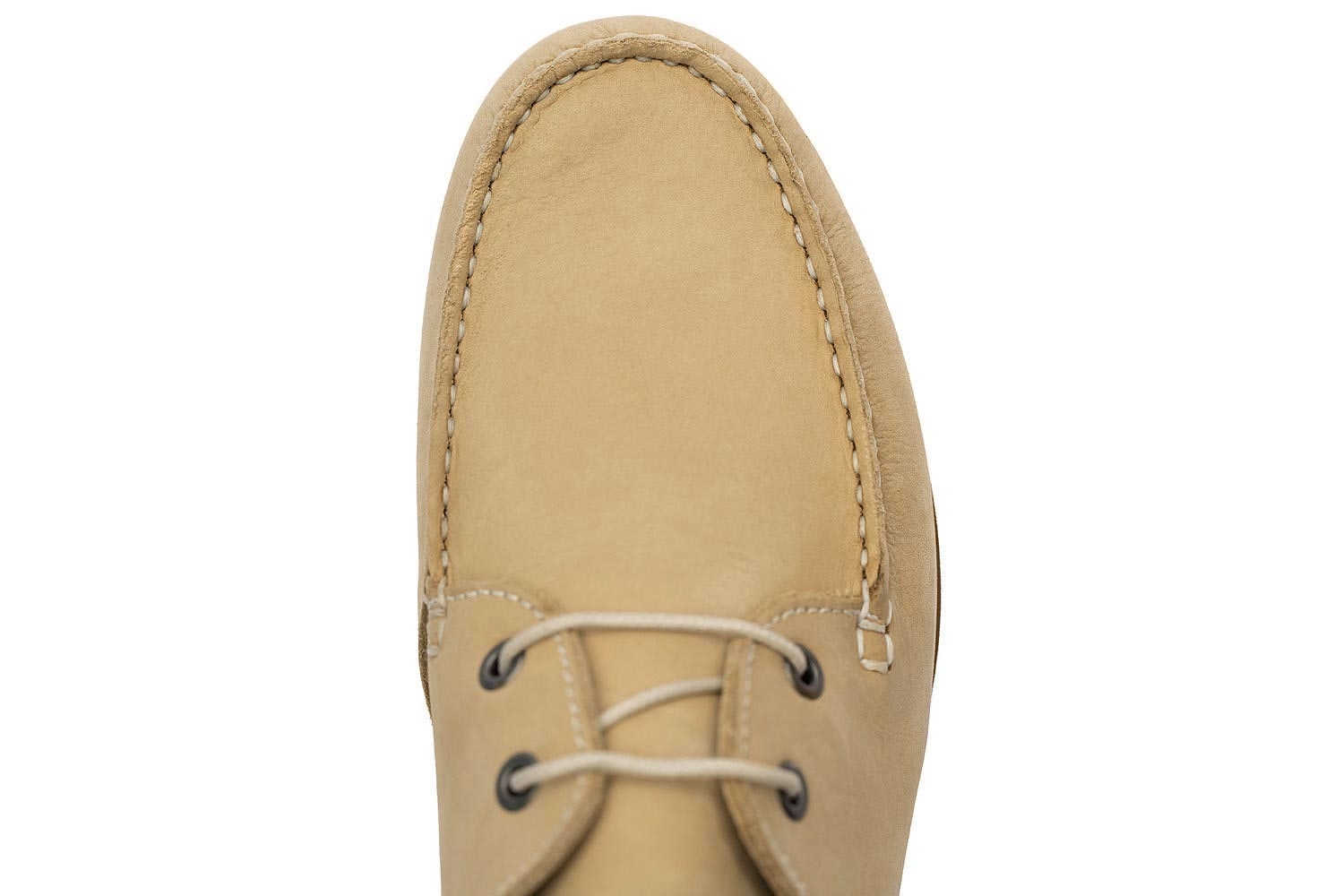 Boat shoes bej piele nabuc 3