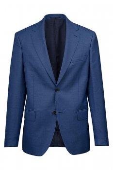 Slim body blue plain blazer