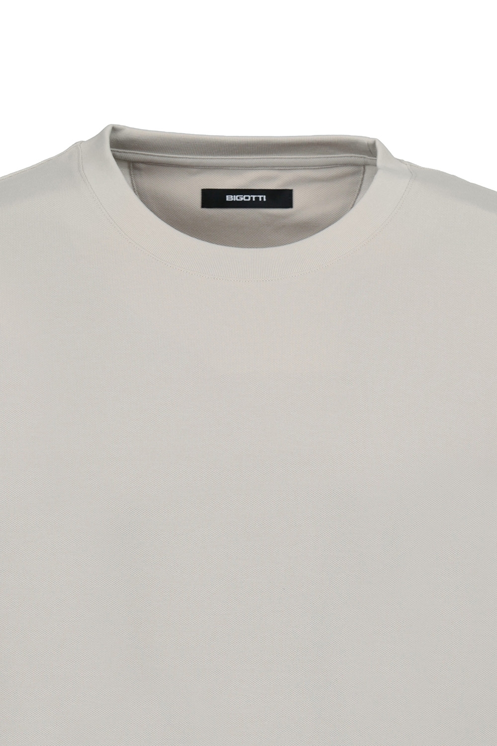 Tricou regular bej uni 1