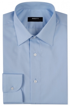 Camasa superslim bleu uni