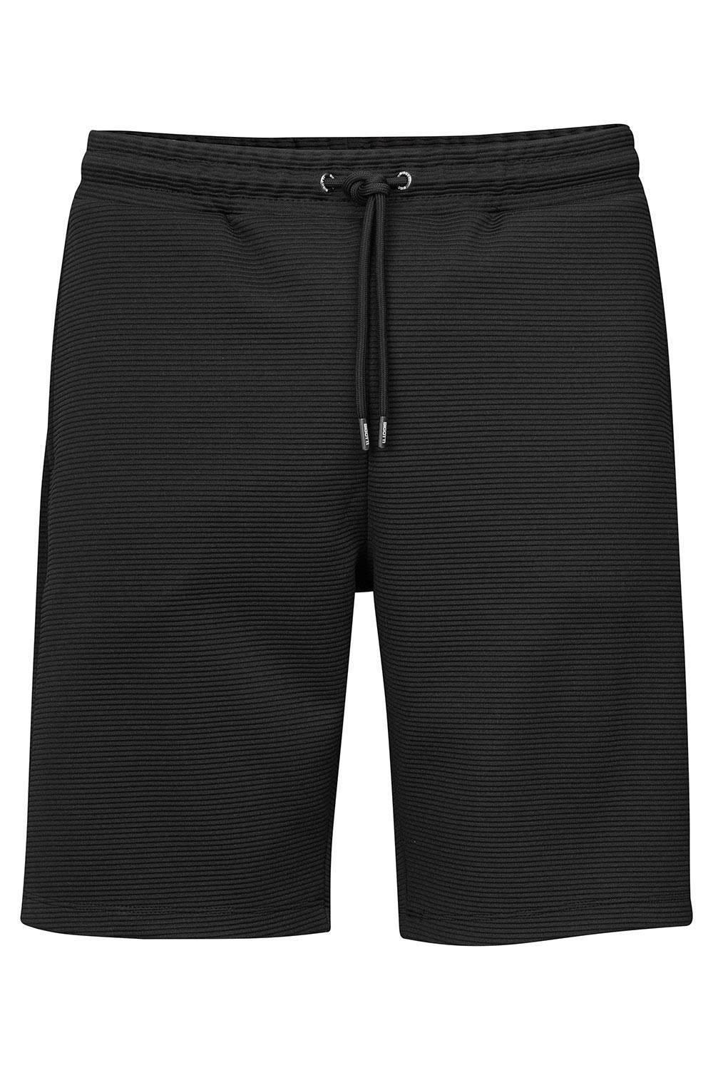 Pantaloni scurti oversize negri uni 1