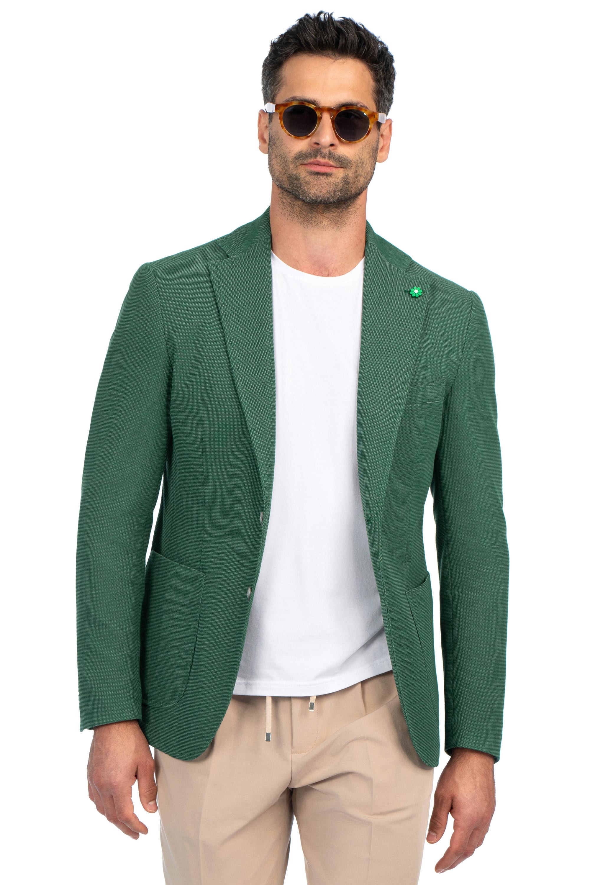 Sacou verde uni 0