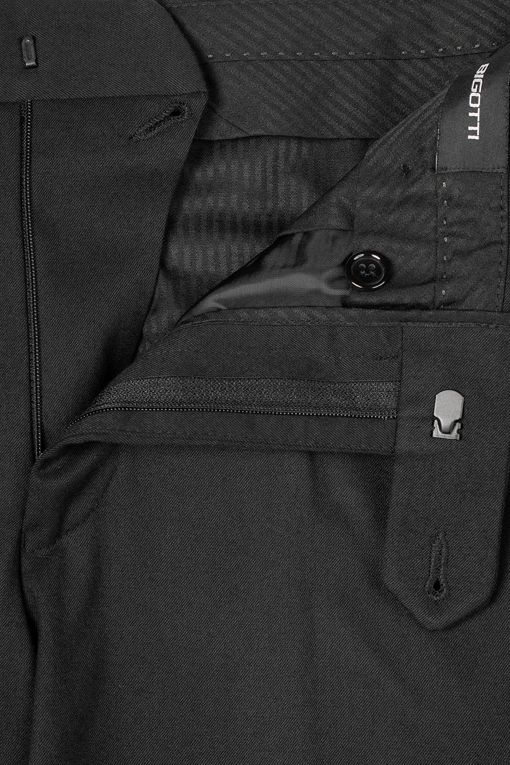 Pantaloni slim negri uni 1