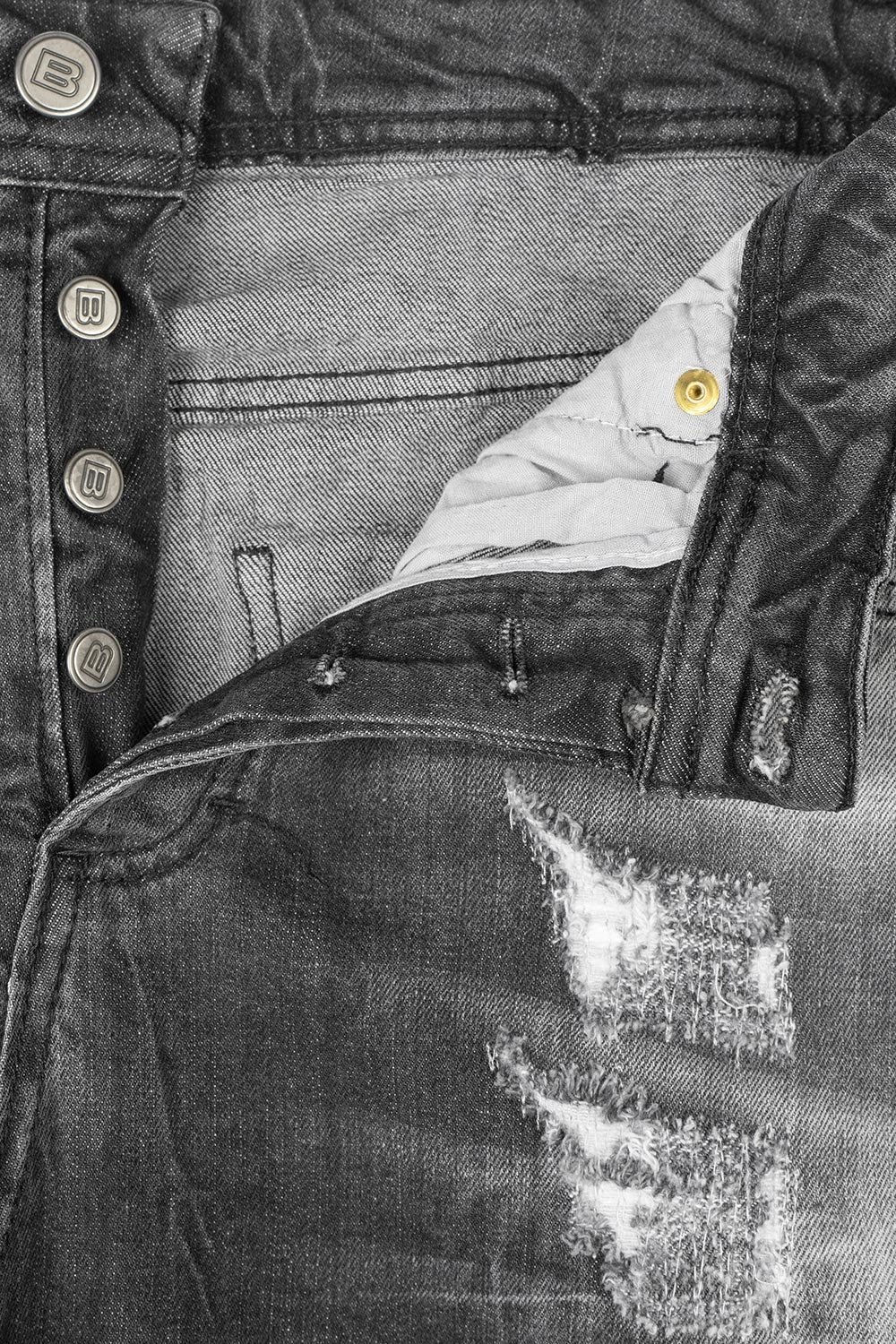 Blugi slim gri 2