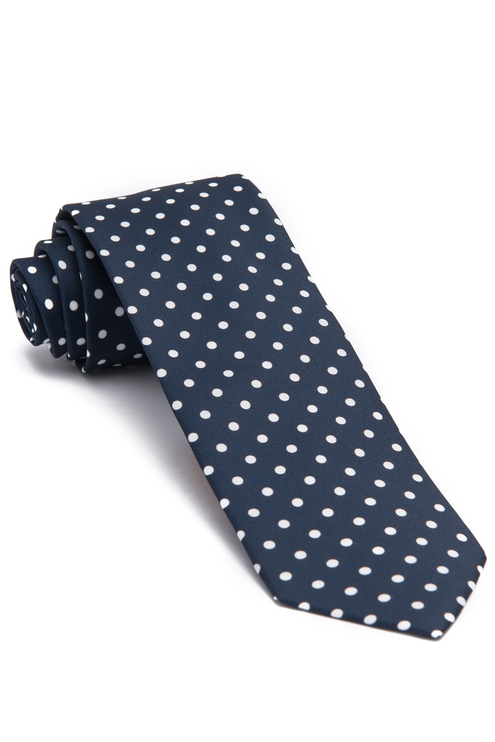 Cravata poliester bleumarin print geometric  0