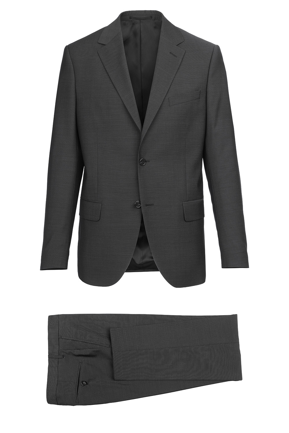 Costum slim gri uni 0