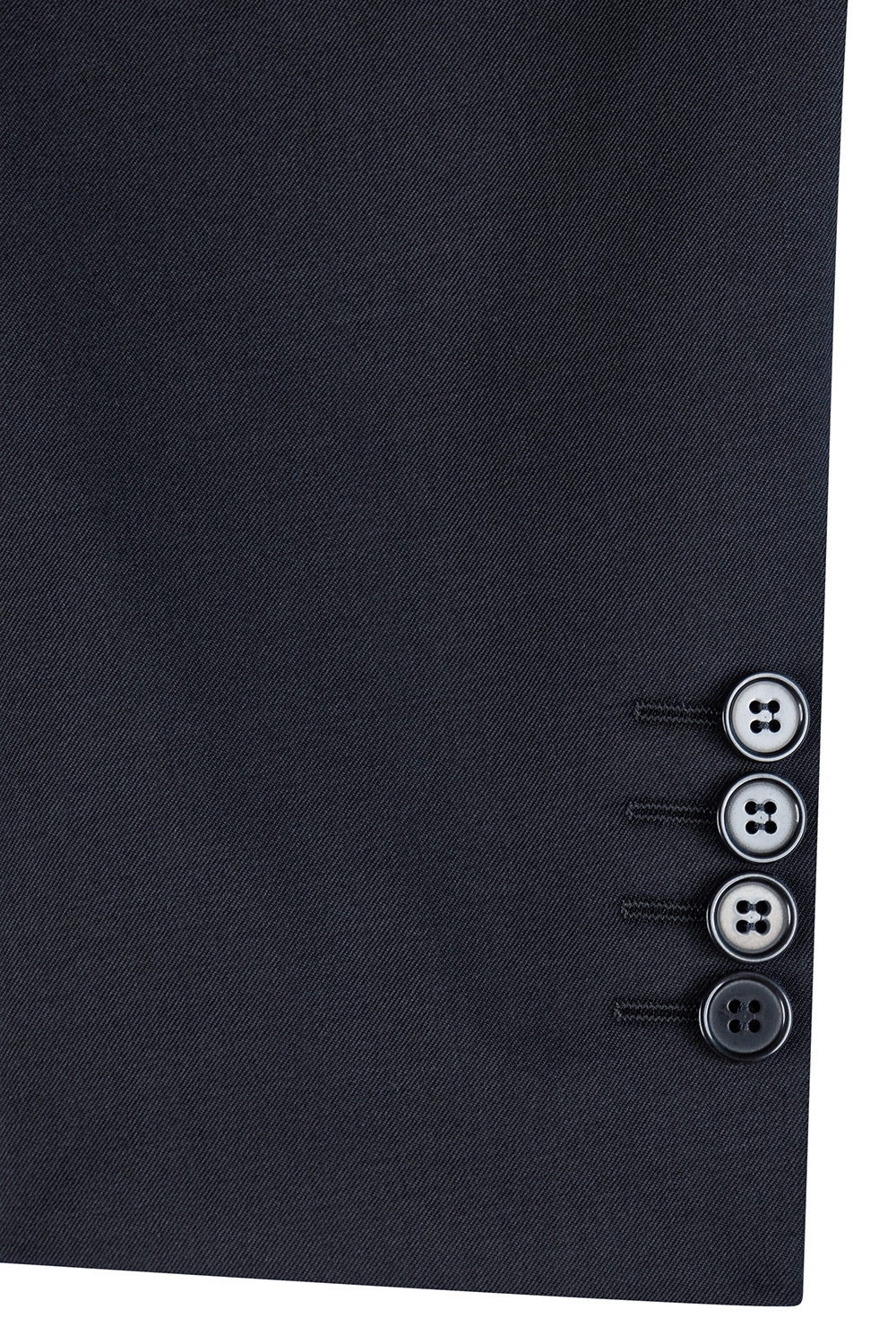 Slim body navy plain blazer 2