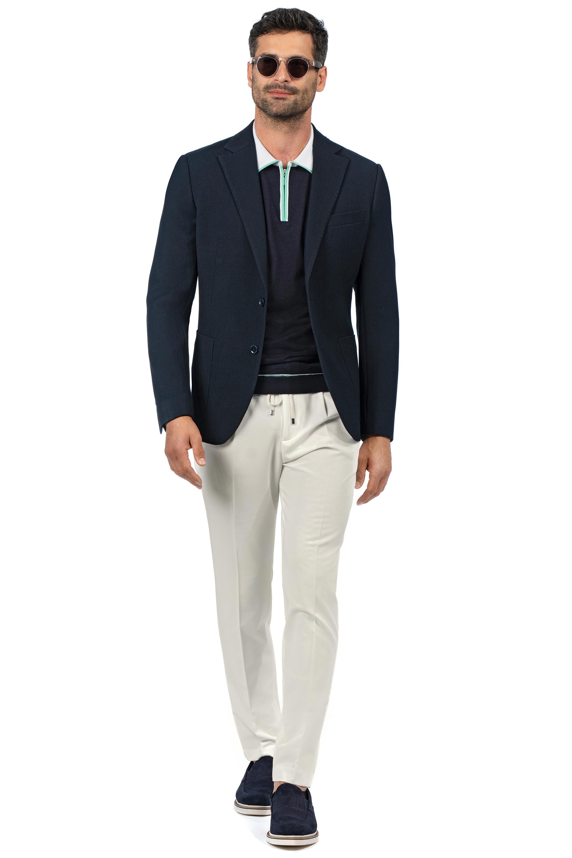 Sacou bleumarin uni 4