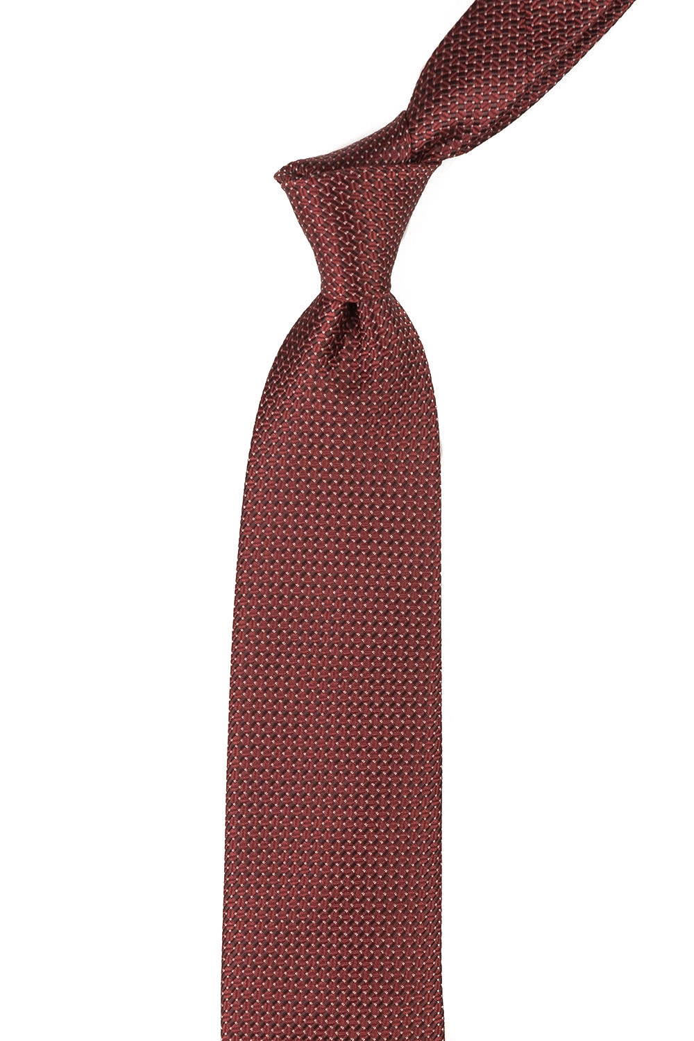 Cravata grena print geometric 1