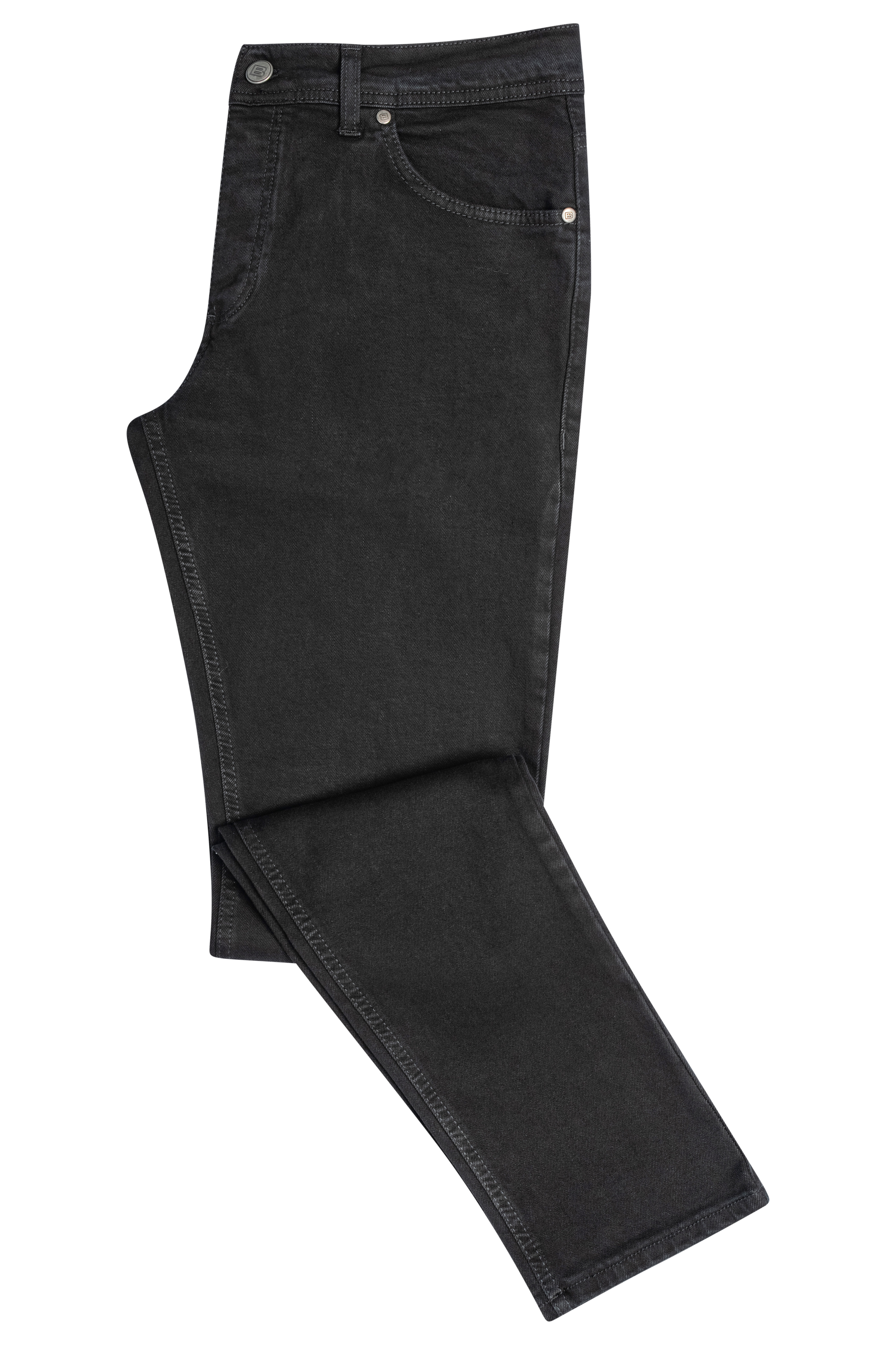 Blugi slim negri uni 0