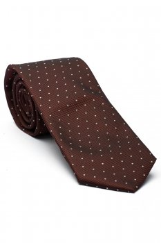 Cravata poliester tesut grena print geometric