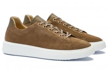 Beige 100% matte leather shoes