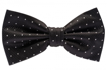 Bow tie black geometric