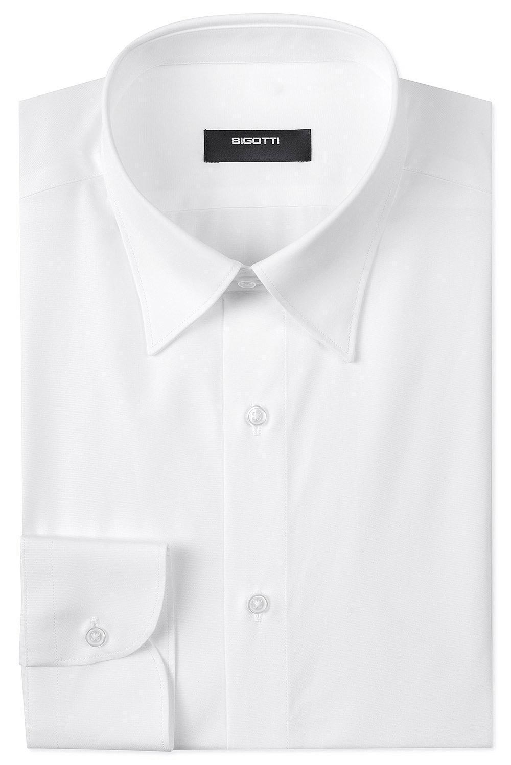 Slim body white plain shirt 0