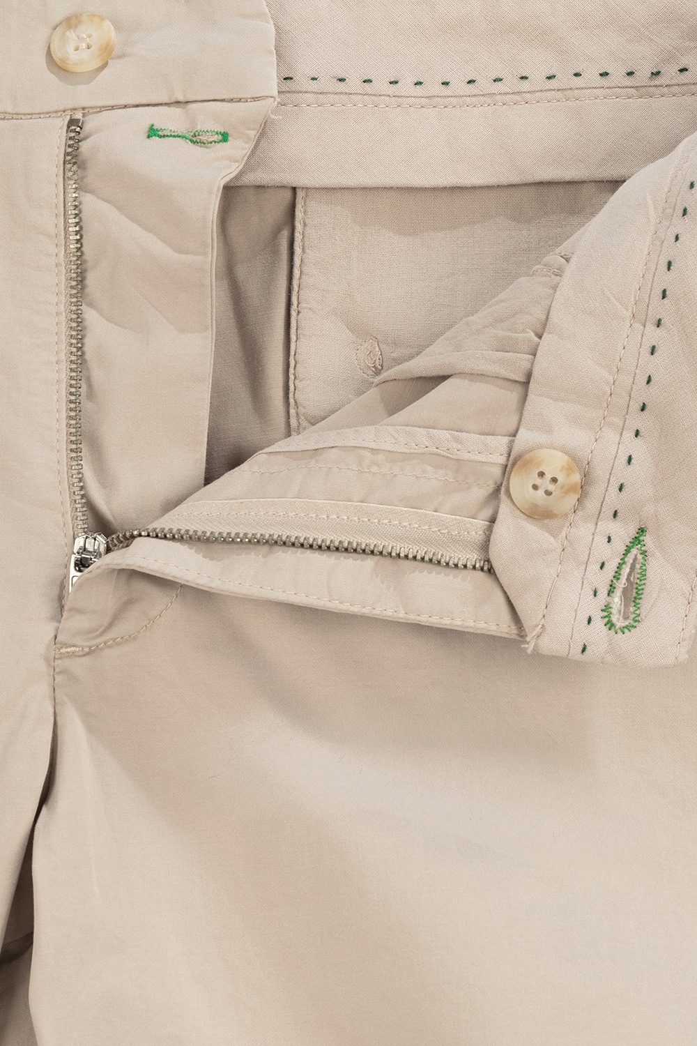 Pantaloni slim bej uni 1