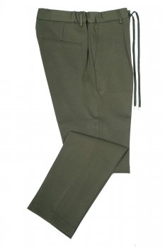 Pantaloni slim kaki uni