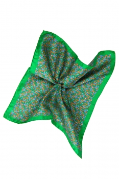 Batista verde matase tesuta print floral 