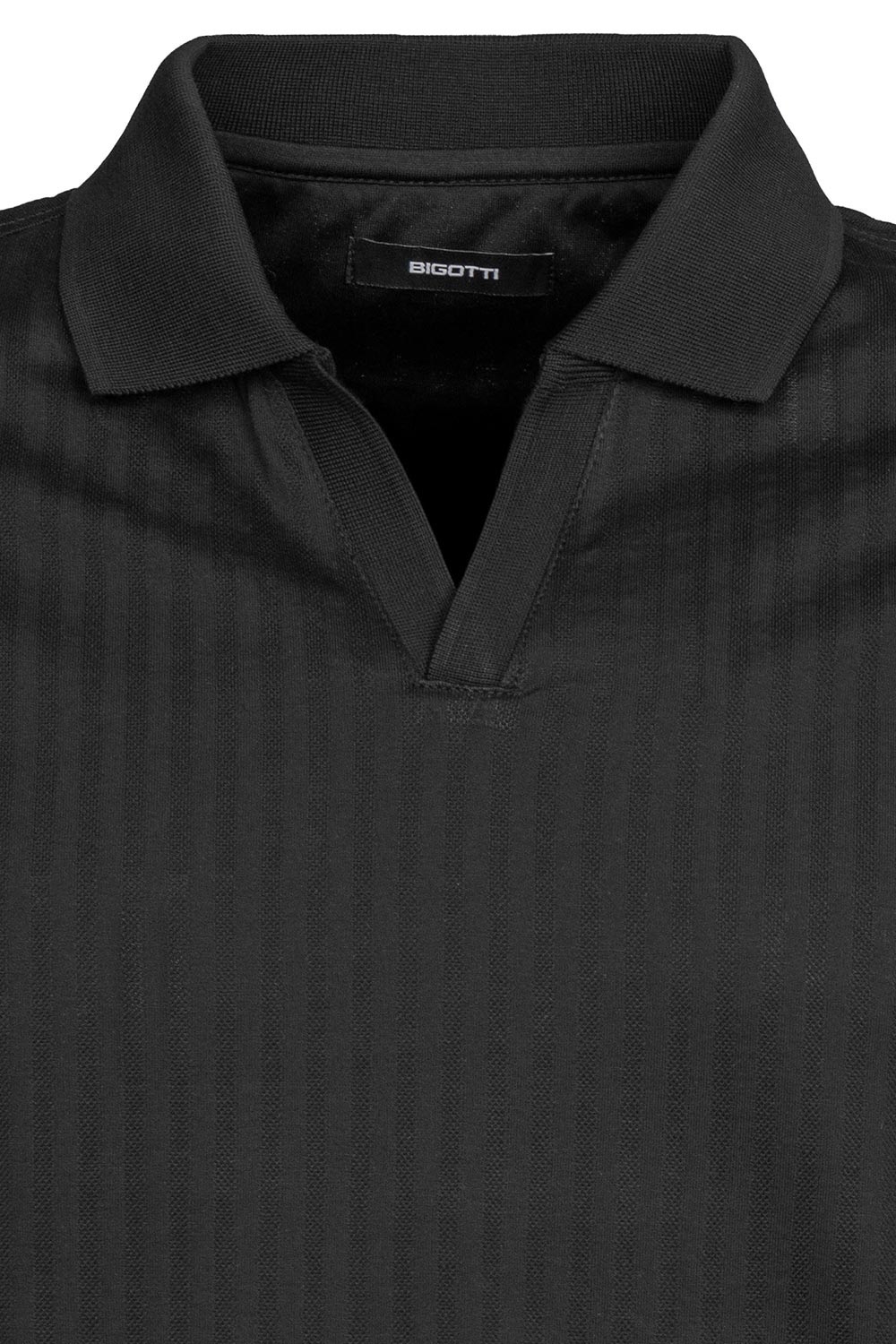 Tricou polo basic negru uni 2