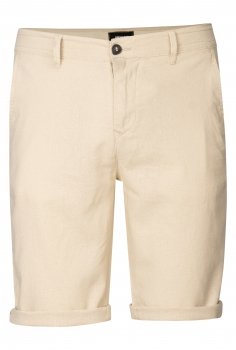 Pantaloni scurti slim bej uni