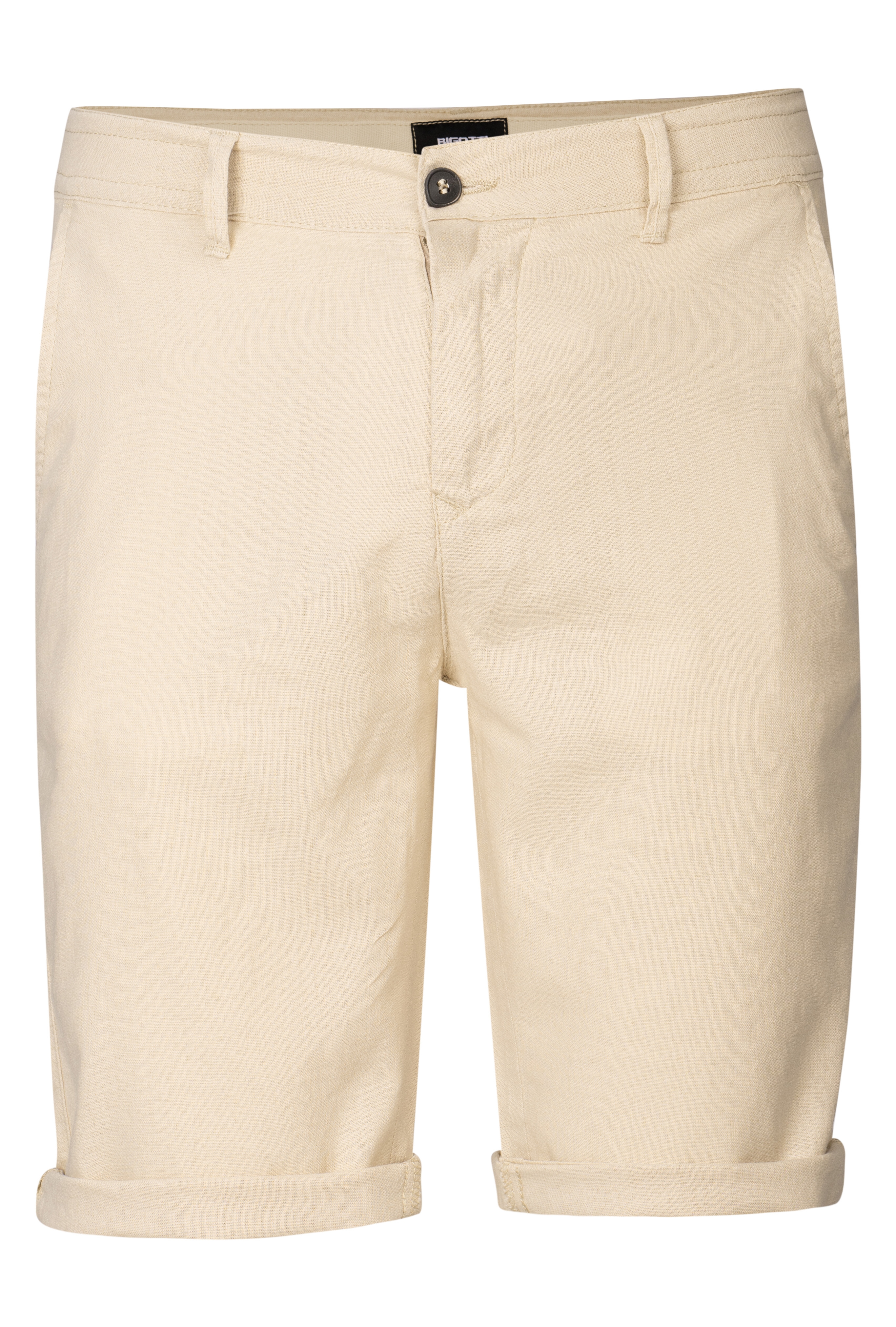 Slim body beige plain trousers 0