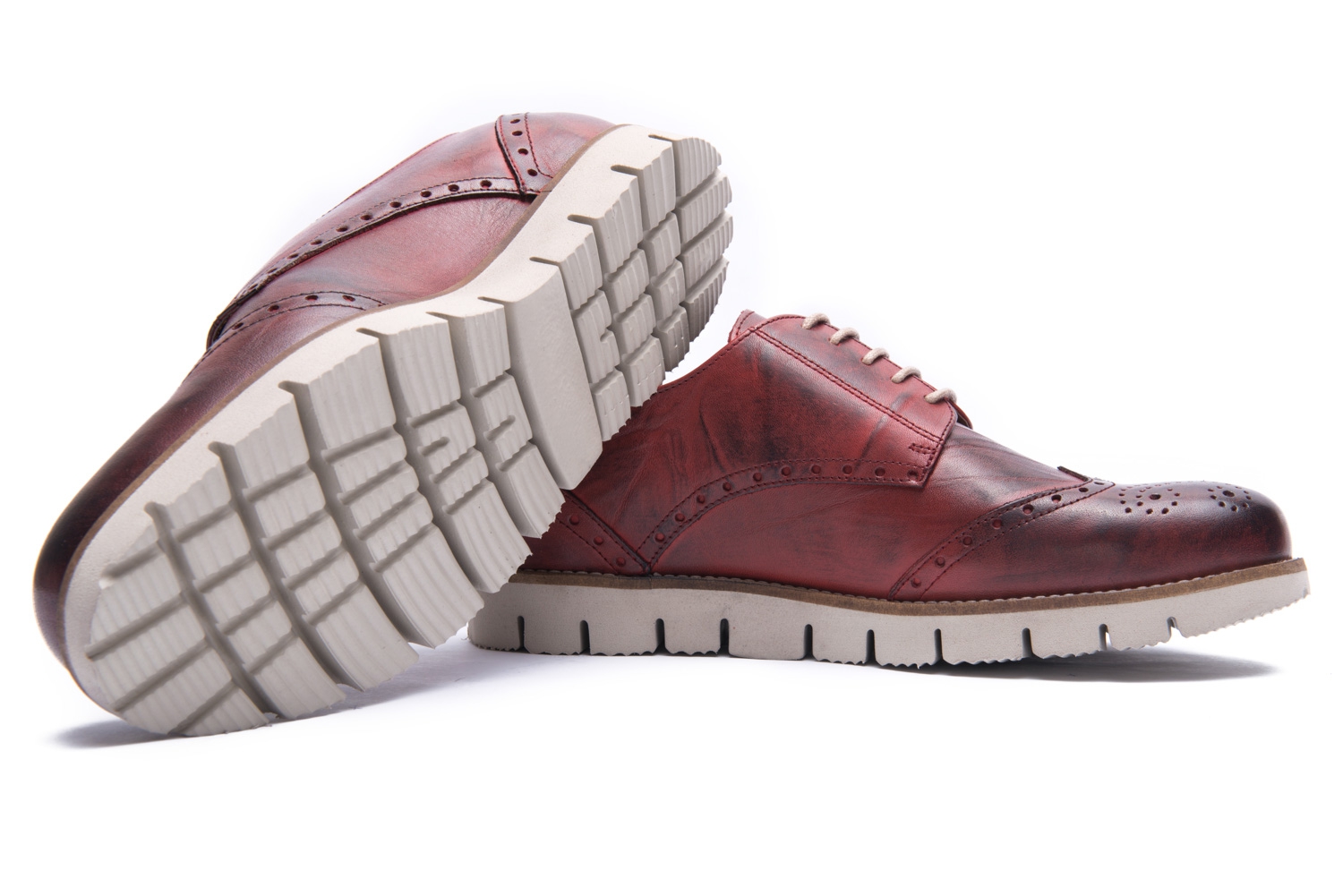 Pantofi rosii piele naturala 1