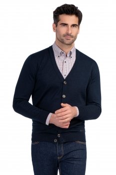 Navy sweater