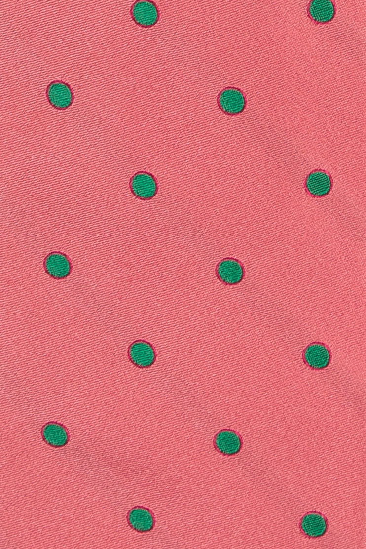 Cravata matase roz print geometric 1