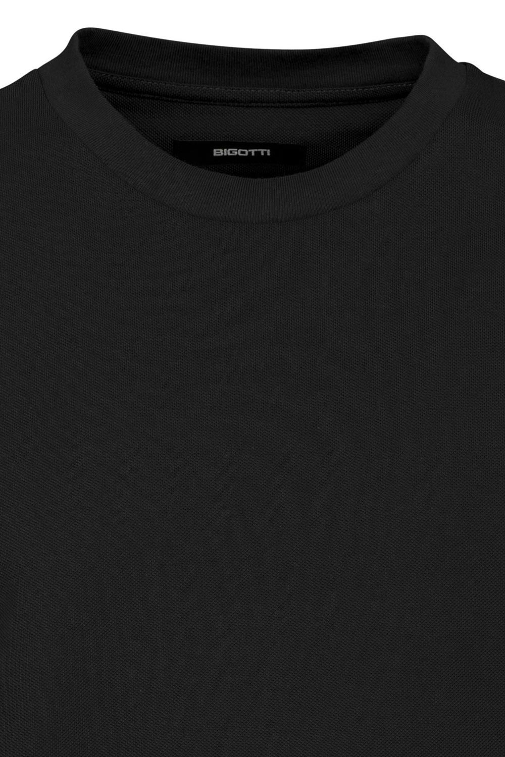 Black plain t-shirt 2