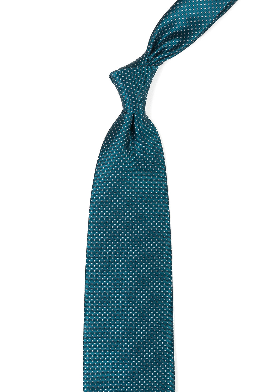 Cravata poliester turcoaz print geometric 1