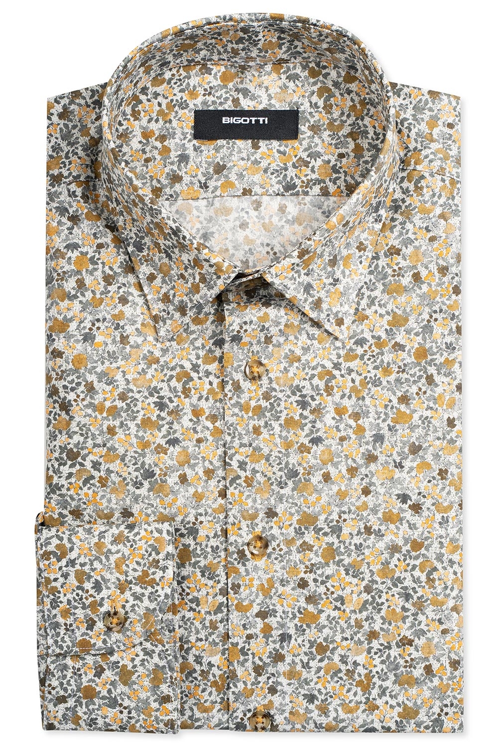 Camasa shaped alba print floral 0