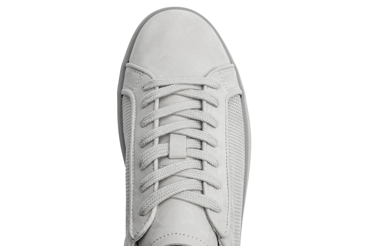 Sneakers gri piele naturala 3